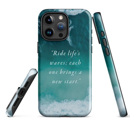 Ride Life's Waves iPhone Case
