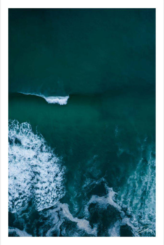 Solitary Emerald Wave - Print Only - Above 30A Gallery