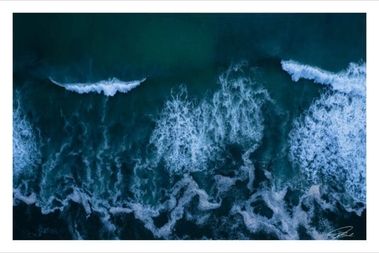 The Dark Dance of Waves - Print Only - Above 30A Gallery