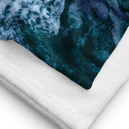 Solitary Emerald Wave Bath & Beach Towel - Above 30A Gallery