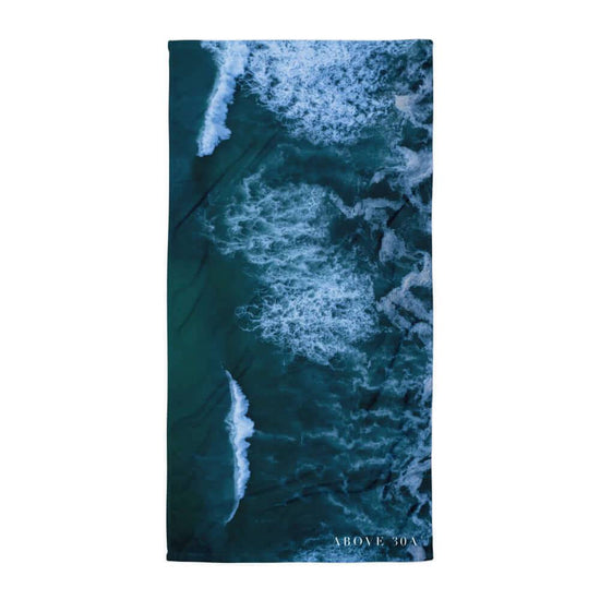 The Dark Dance of Waves Bath & Beach Towel - Above 30A Gallery