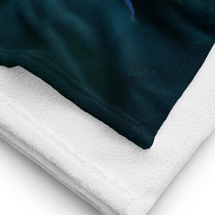 The Dark Dance of Waves Bath & Beach Towel - Above 30A Gallery