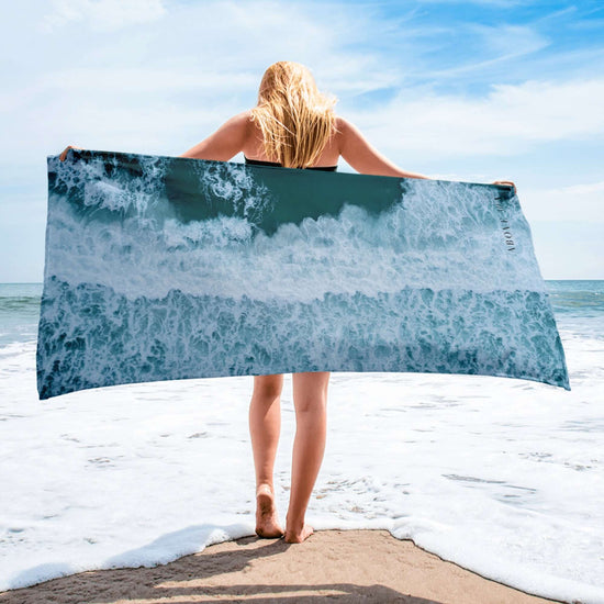 Thundering Waves Bath & Beach Towel - Above 30A Gallery