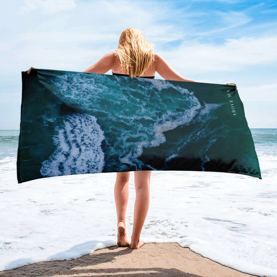 Turbulent Beauty Bath & Beach Towel - Above 30A Gallery