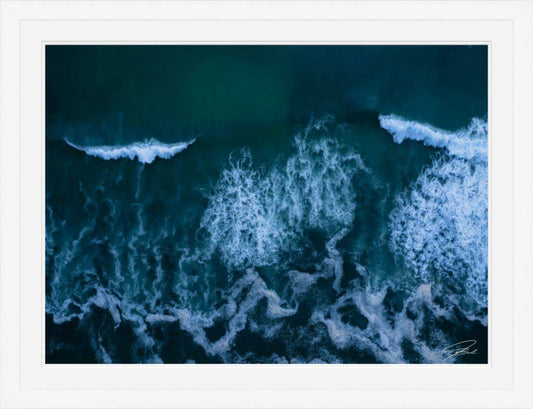 The Dark Dance of Waves - Framed - Above 30A Gallery