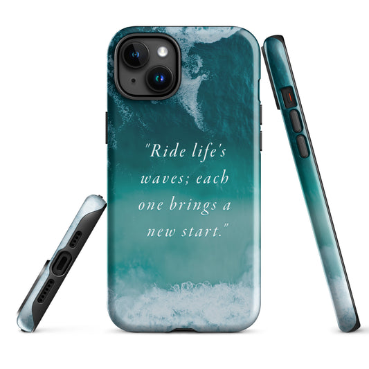 Ride Life's Waves iPhone Case